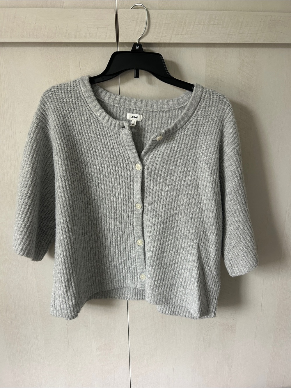Aerie unREAL Short Sleeve Cardigan